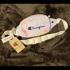 Tie Dye Champion Fanny Pack.